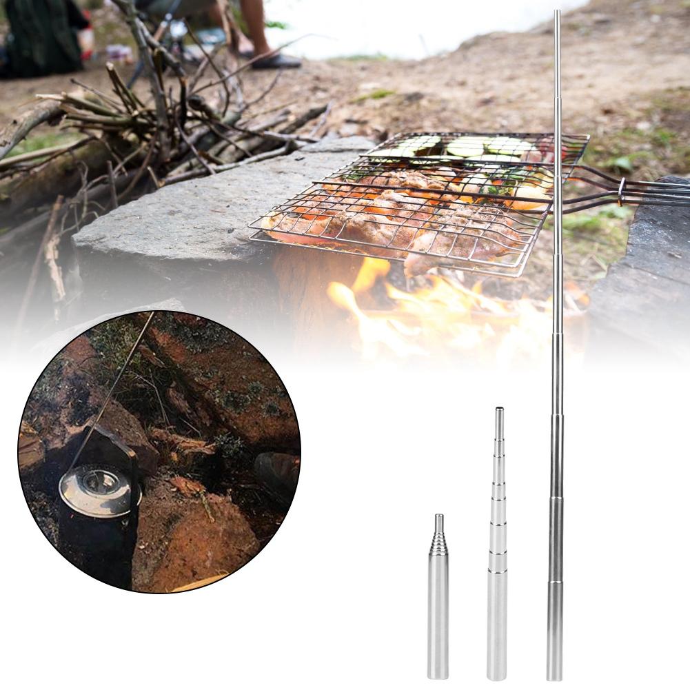 3Pcs 304 Stainless Steel Outdoor Portable Mini Stretch Blowpipe Blowtorch for Camping Barbecuesmall Size