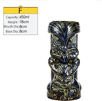 Tiki Mug Tiki Tumblers Ceramic Hawaiian Party Mugs Glasses