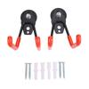 2 Pcs Open Hooks Slip Resistance Heavy Duty Large Magnet Garage Hooks with PVC Coating