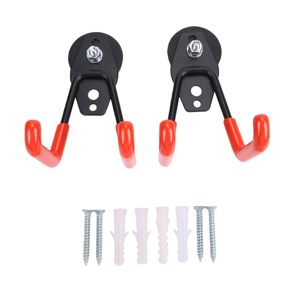 2 Pcs Open Hooks Slip Resistance Heavy Duty Large Magnet Garage Hooks with PVC Coating