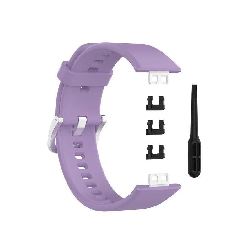 Silikonový řemínek pro chytré hodinky Huawei Watch Fit Měkký sportovní pásek na zápěstí Pouzdro na hodinky Náramek huawei fit Pásek na hodinky