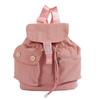 Korean-style niche design pocket butt backpack, college-style versatile student schoolbag, casual travel nyl backpack