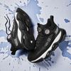 Summer New Rotary Buckle Low Top Sports Black Viscose Shoes Mesh Daddy Shoes