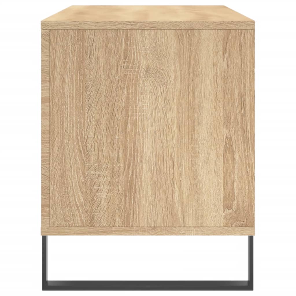 Record Cabinet in Sonoma Oak Finish 100 x 38 x 48 cm Engineered Wood