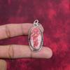 Rhodochrosite Jewelry, 925 Solid Sterling Silver Pendant, Handmade Gemstone Jewelry Pendant, For Memorial Day