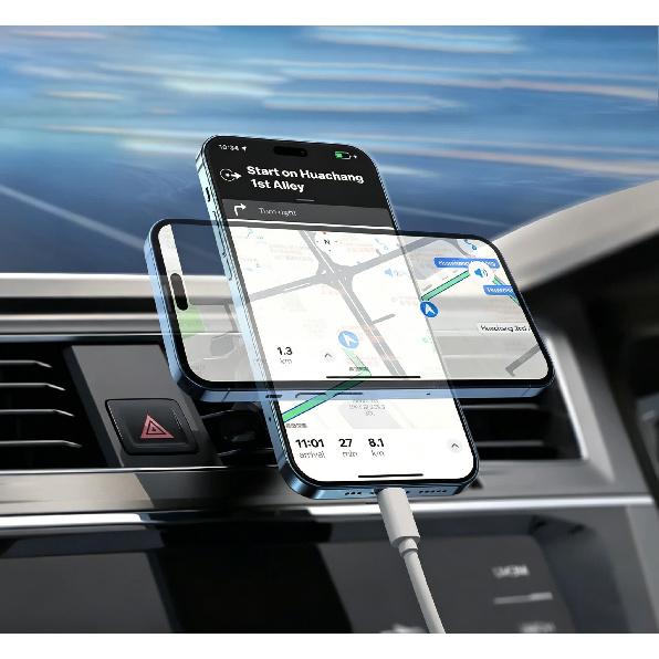 Magnetic Car Air Vent Phone Holder MagSafe Auto Mount Phone Bracket Car Hands Free Phone Holder 360 Degree Rotation