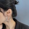 BF CLUB 925 Sterling Silver Earrings For Women Trendy Simple Circle Earring Jewelry Prevent Allergy Party Accessories