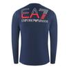 Emporio Armani EA7 Unisex Adult Back Logo Long-Sleeved T-Shirt