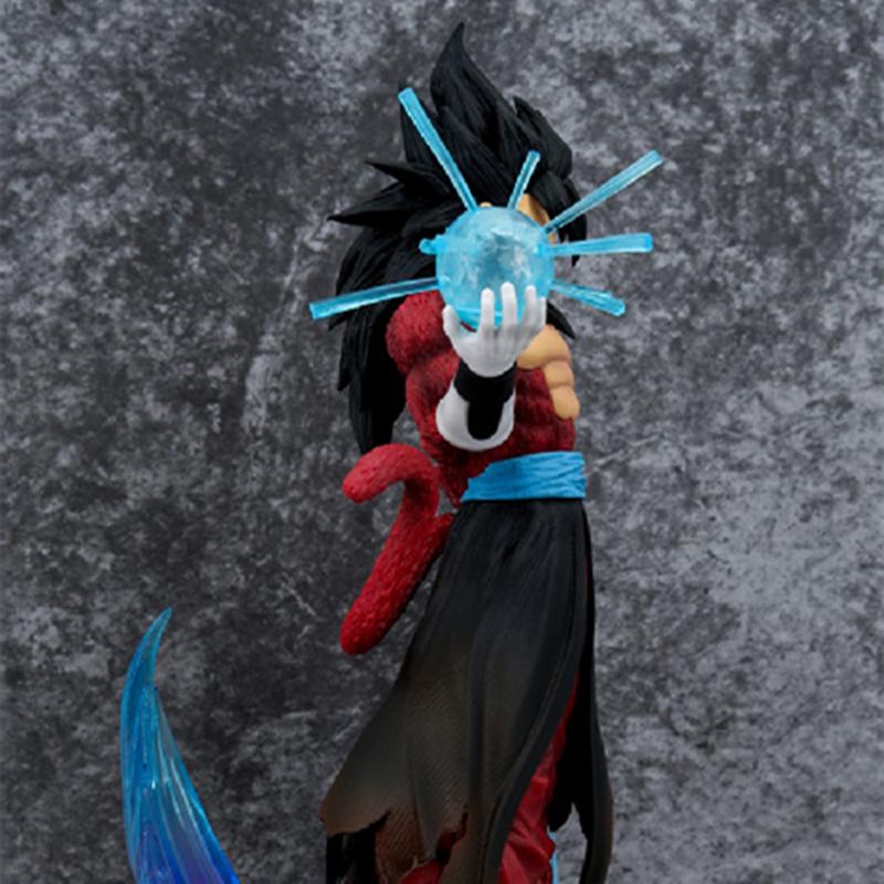 38cm Anime Dragon Ball Z Super Saiyan 4 Vegetto GK PVC Action Figure Son Goku Statue Collection Model Kids Toys Doll Gifts