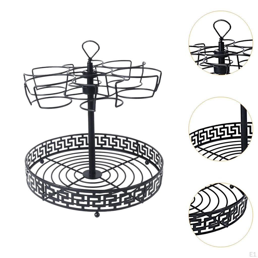 Water Bottle Holder Cup Drying Rack Display Kitchen Countertop Shelf