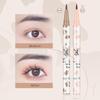 1 stücke Liegen Seidenraupe Eyeliner Stift Tee Braun Flüssigkeit Lidschatten Bleistift Glatt Schnell trocknend Kosmetik Kühe Augen Make-Up schönheit Werkzeuge