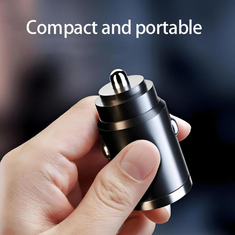 Highly Speed 100W Automotive Charger Intelligent Car Charger Durability Metal Case Ideal For Road Trips and Commuting