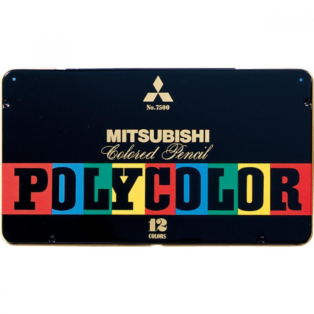 

Набор карандашей Mitsubishi Pencil Poly Color 750, 12 цветов