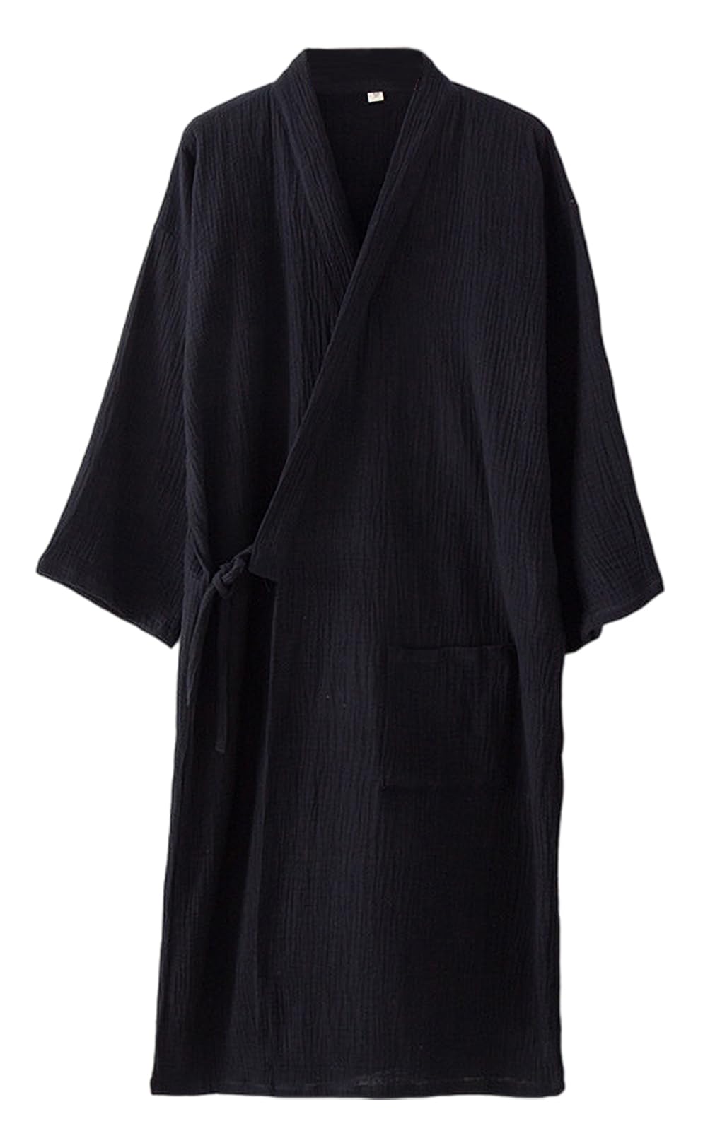 

Пижама из марли Naynfenl для мужчин и японская комната Нежная на свободной груди После кормления Женщины, Халат, Стиль, Одежда, Юката, Ночная одежда, Хлопок, чёрный