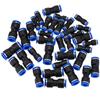 Push Connect Air Line Fittings With Ergonomic Oval Release Ring Allowing Hand Operation For 6mm To 12mm Tubing Connections