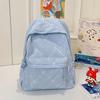 Girls backpack dopamine candy color junior high school students light shopping travel large capacity backpack