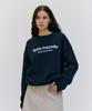 DEPOUND Oversized Graphic Sweatshirt [Navy]