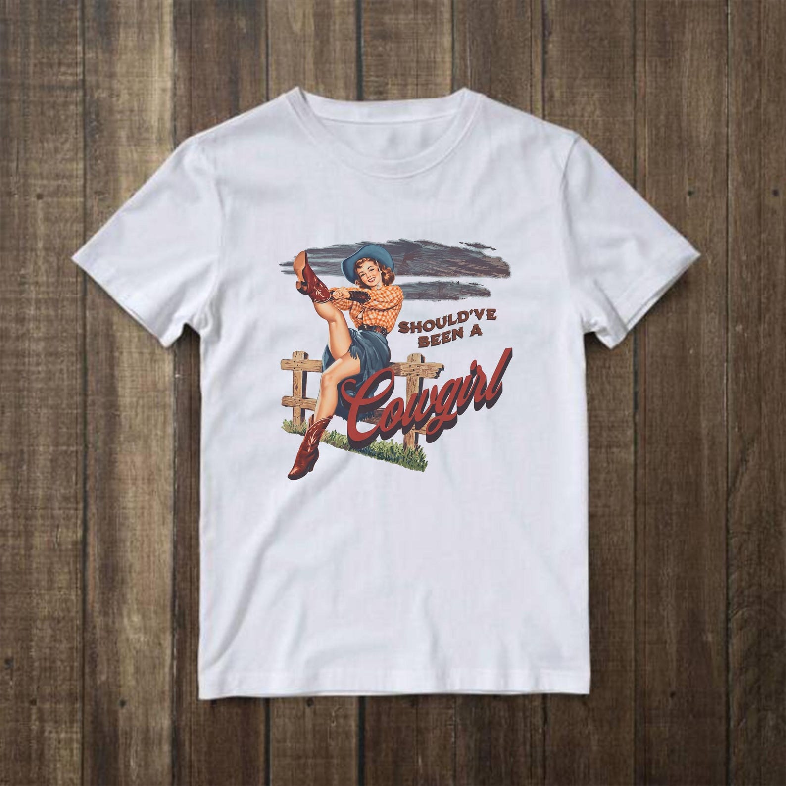 Collection Cowgirl T-shirt, Country girl graphics tee, Gifts for her, Vintage 90s western style shirt, Cute trendy cowgirl clothing, Unisex S