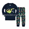 2025 Dinosaur Pattern Kids Homewear Set - Children's Clothing
