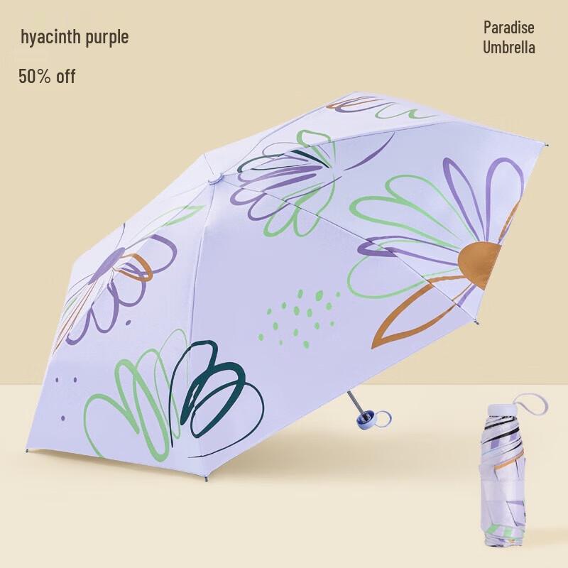 Tiantang 53075E Compact UV Protection Capsule Umbrella