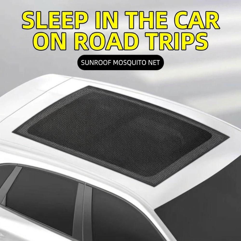 Anti Dust Sunroof Mosquito Net Breathable Sunshade Screen Mosquito Net Screen  Vehicle Sunroof