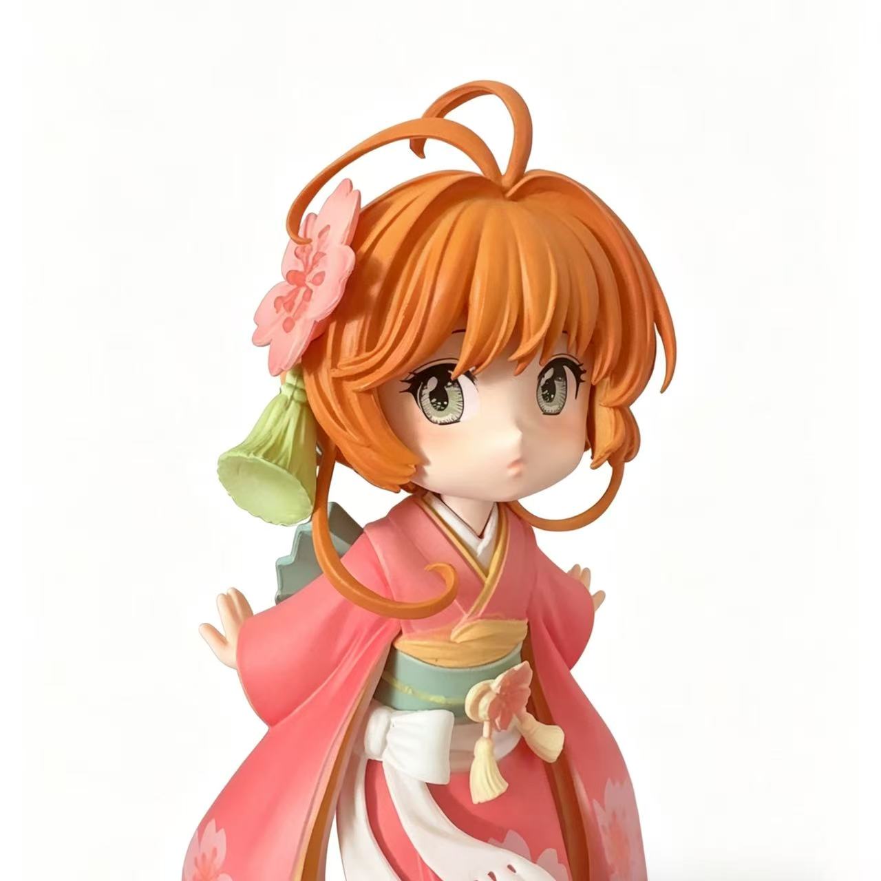 

Anime Q Version Cardcaptor Sakura Tomoyo Figures Kimono GK Statue Collectible Kawaii Figurine Desktop Decor Gift For Anime Lover
