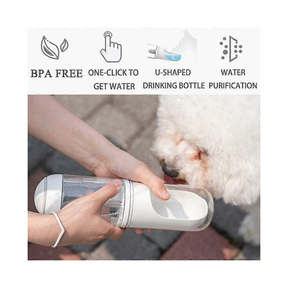 Pet Water Bottle, Portable Dog Water Dispenser, Lightweight Pet Water Bottle(Grey)