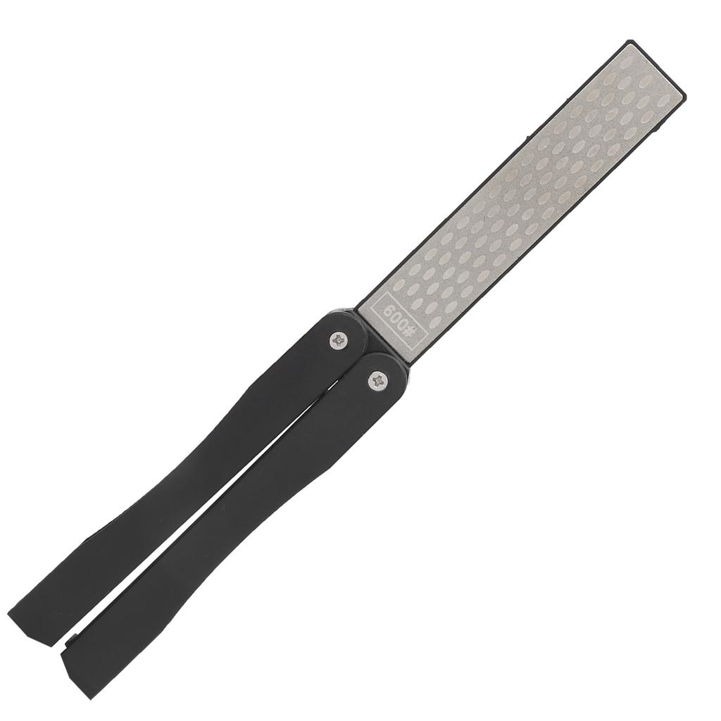 Outdoor Folding Pocket Whetstone Double Sided Knife Sharpening Stone 600 Grit 400 Grit