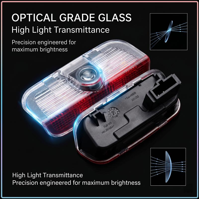2 ks LED projektor stínu dveří auta Bezdrátová lampa s uvítacím logem Pro Porsche 911 918 928 944 968 Boxster Carrera-GT Cayenne Macan Panamera