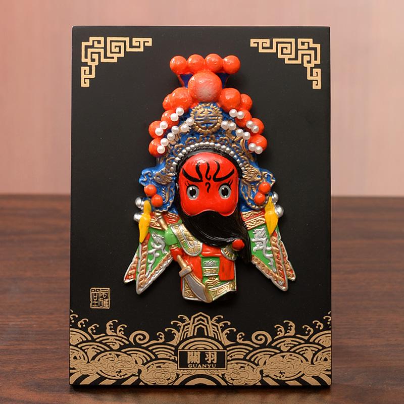 China Traditional Peking Opera Facial Makeup Ornaments Business Gift Souvenirs Home Decor Crafts Wedding Birthday New Year Gift