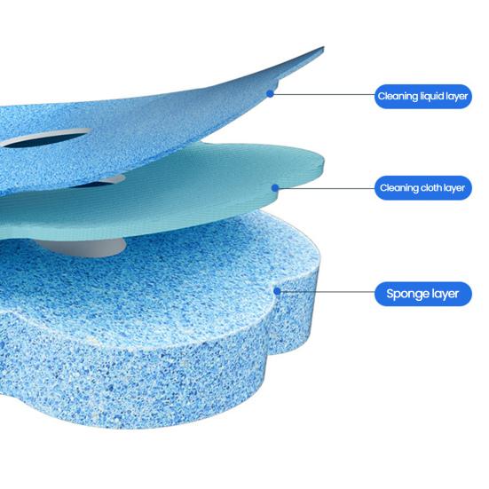 Jednorázová toaletní štětka Prodloužená rukojeť Silná čisticí tyč Třívrstvá struktura Čistič koupelny vany toalety