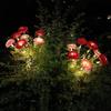 7-Head Solar Powered Snow Lotus Flower Lights Waterproof Auto On Feature For Garden Patio Yard Outdoor Decoration