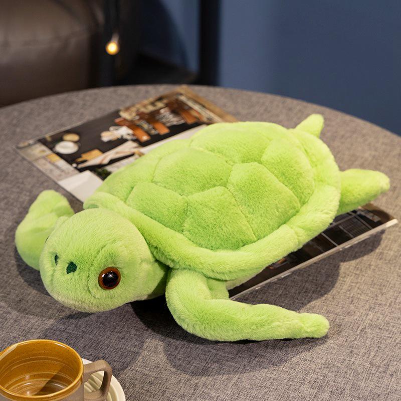 Big-Eyed Cartoon Turtle Plush Toy - Children s Comfort Doll & Birthday Gift 45cm (0.4kg)