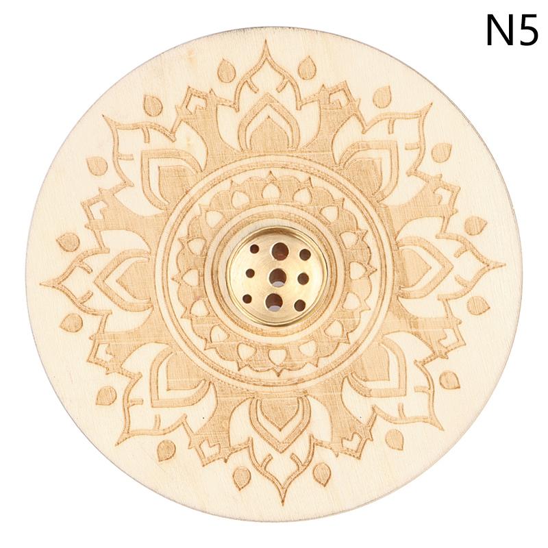 Incense Stick Burner Cute Incense Holder For Sticks Wood Incense Tray Holder For Sticks With 9 Hole For Yoga Meditation And Home