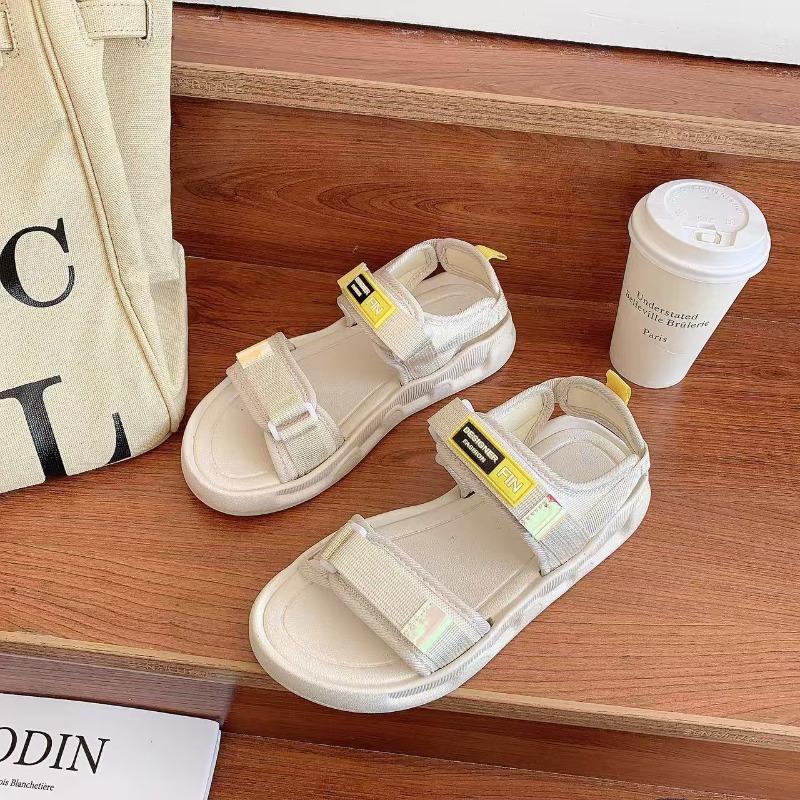 New Platform Sandals Women's Summer Wear Non-slip, Wear-resistant and Versatile Fashion Seaside Beach Shoes Soft-soled Students