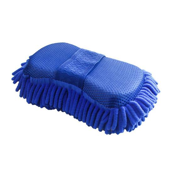 Car Cleaning Glove Microfiber Chenille Soft Coral Sponge Super Absorbent