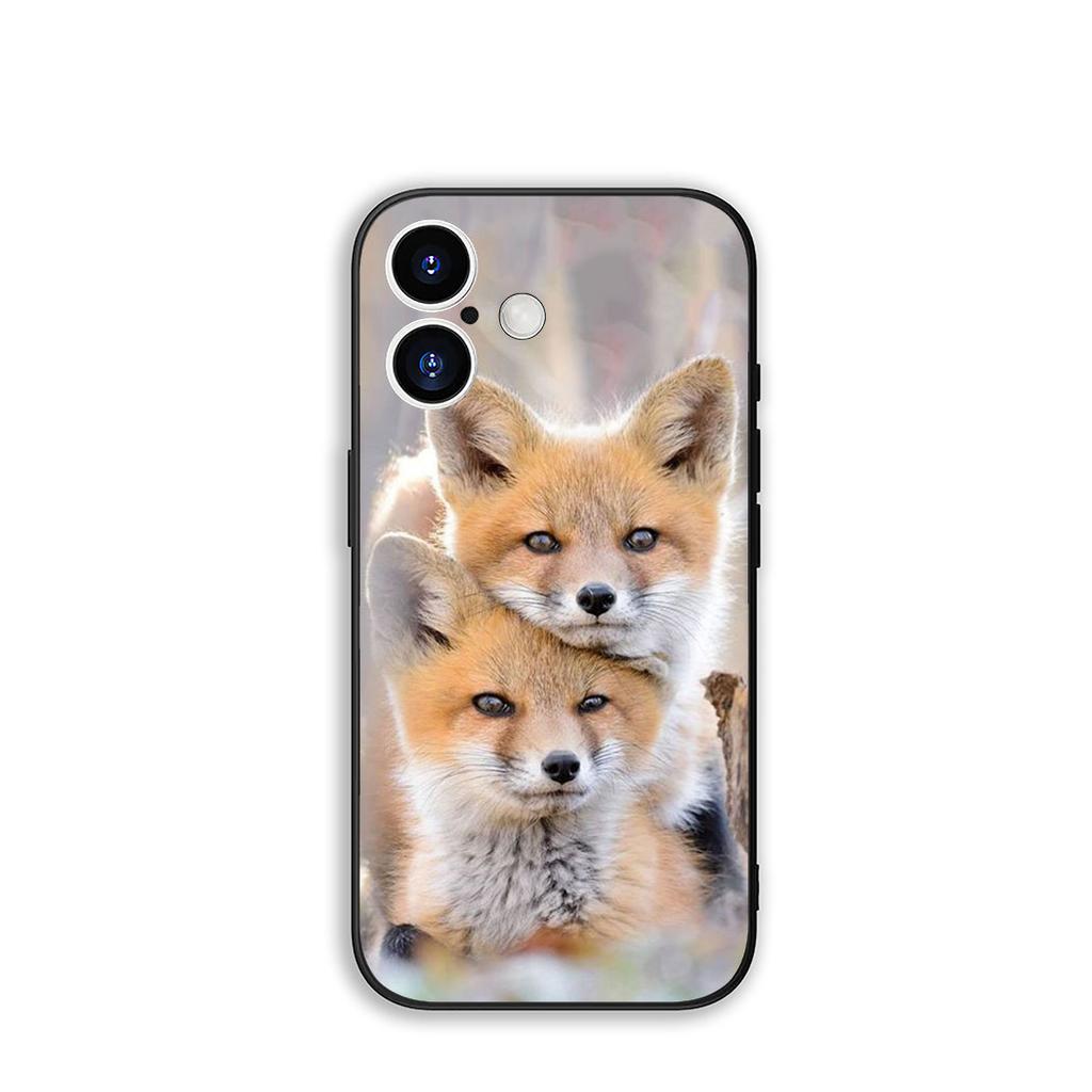 for Samsung Galaxy A36 A17 A26 A07 A35 A54 A53 A13 A33 A34 S8 S9 S20 S21 FE S10 Plus Phone Cover Case Fox Casing