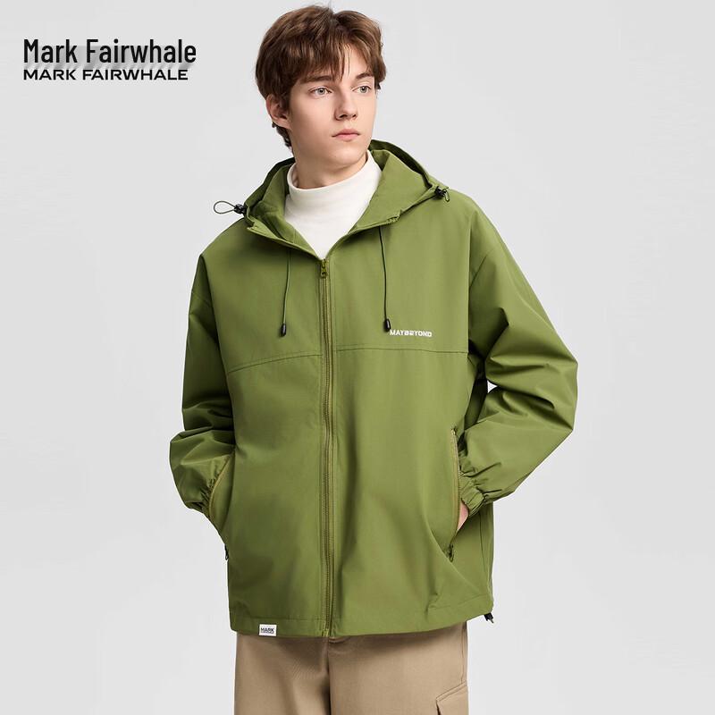 Mark Fairwhale Men's Hooded Casual Jacket