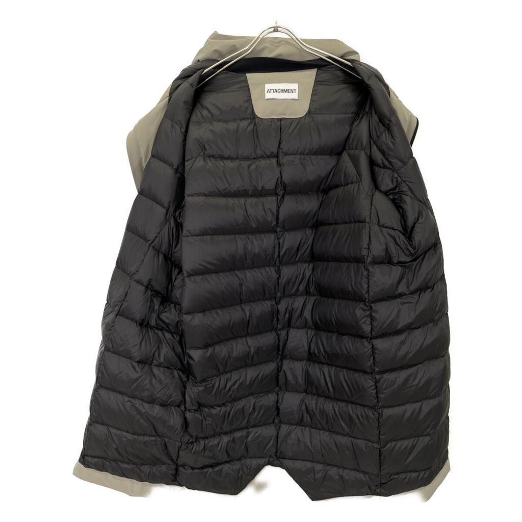 ATTACHMENT 22WAW Gray 3-Layer Light Taffeta Hooded Down Coat coat 4 grayUsed