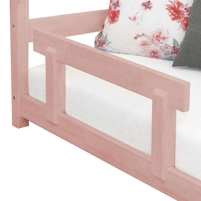 Barrière de lit enfant TRUSTY rose pastel