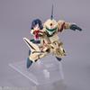 TAMASHII NATIONS TINY SESSION Macross Plus YF-19 (Isamu Dyson's Model) with Myung Phan Loong, Approximately 110mm, PVC & ABS Painted Movable Figure