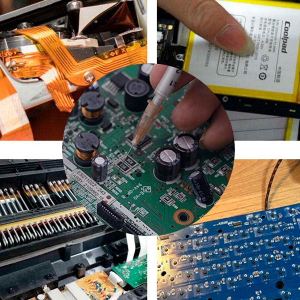 0.2/0.3/0.5/0.7/1.0ML Geleidende Lijm Lijm Lage Weerstand Sneldrogend Geleidende Pasta Zilververf PCB Flex Kabel