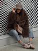 2024 Autumn/Winter Women's Loose Warm Faux Fur Coat