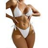 New Drawstring Strap Split Bikini Swimwear Bikini