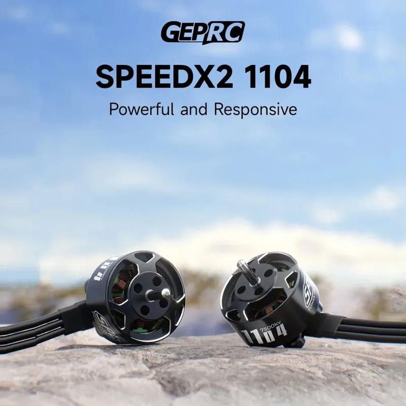 GEPRC SPEEDX2 1104 7500KV Brushless 3S Motor 13.2A for 1.6-2.2 Inch RC FPV Racing Quadcopter High Performance