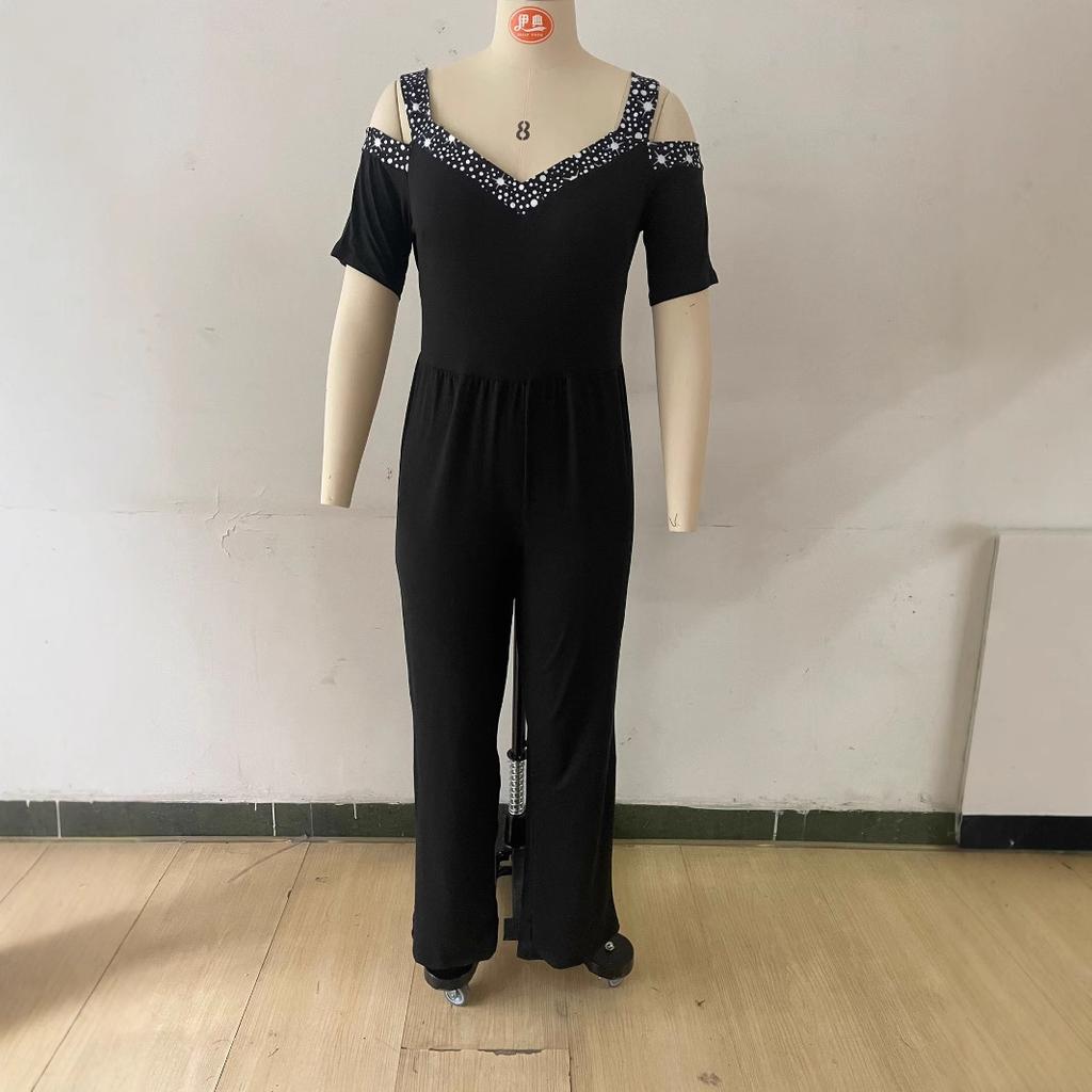 Women's Wish Wide Leg Jumpsuit Waist-closed Jumpsuit Printed Dress