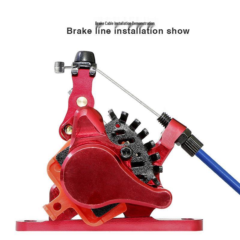 Mi.Xim A8000 Hydraulické kotoučové brzdové třmeny ovládané lankem pro kotouče 140/160 mm