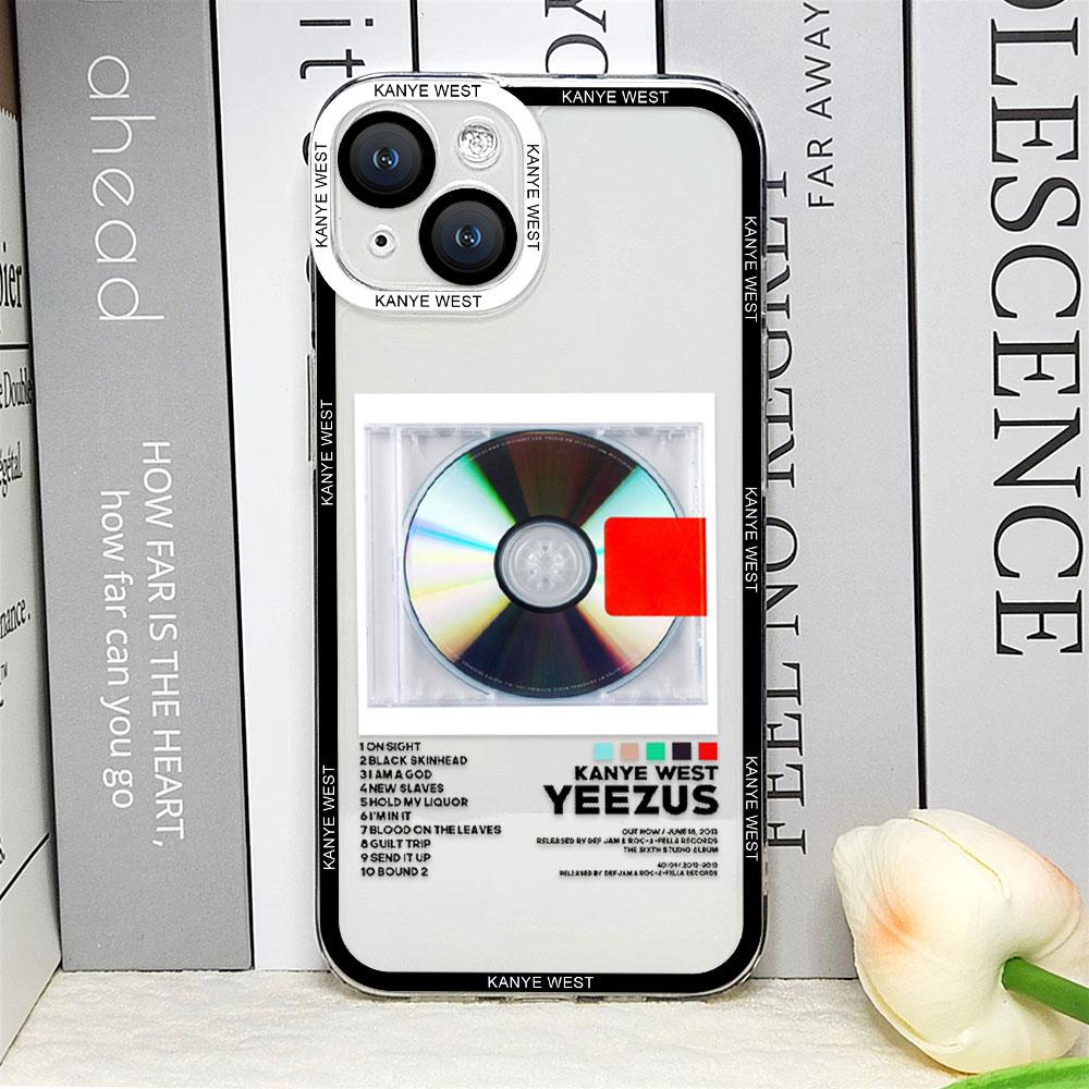 Sjovt Kanye West Ye Minimalistisk Plakat Telefoncover til IPhone 16 15 14 13 12 11 Pro MAX Mini XS X SE20 8 7 Plus Cover Klart Fundas