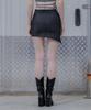 Archive Asymmetrical Side Zipper Mini Skirt