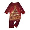 Christmas Prints Family Matching Long Sleeve Tops+Pants Set Family Matching Sets